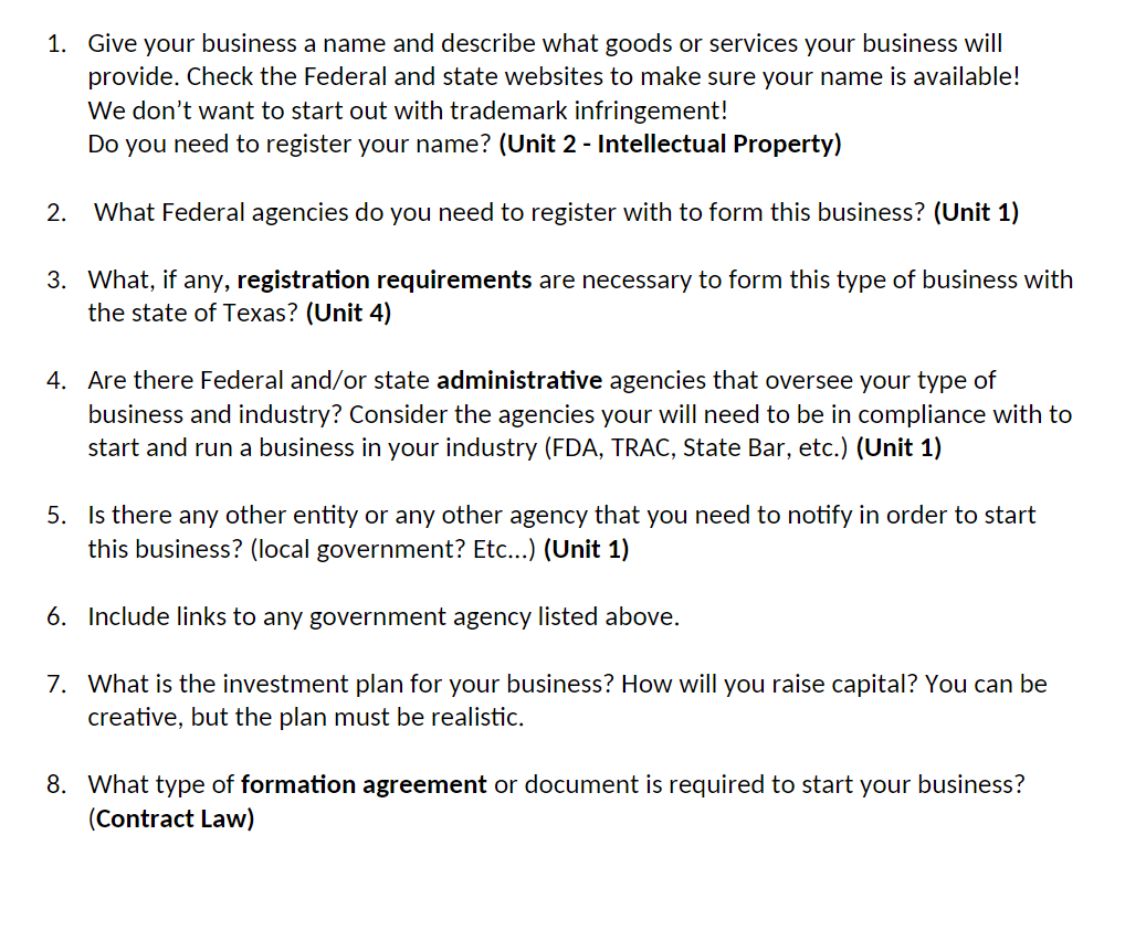 Talking about sole proprietorship 1. Give your