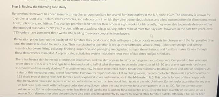 Please help with steps 2,3 and 4 for this case