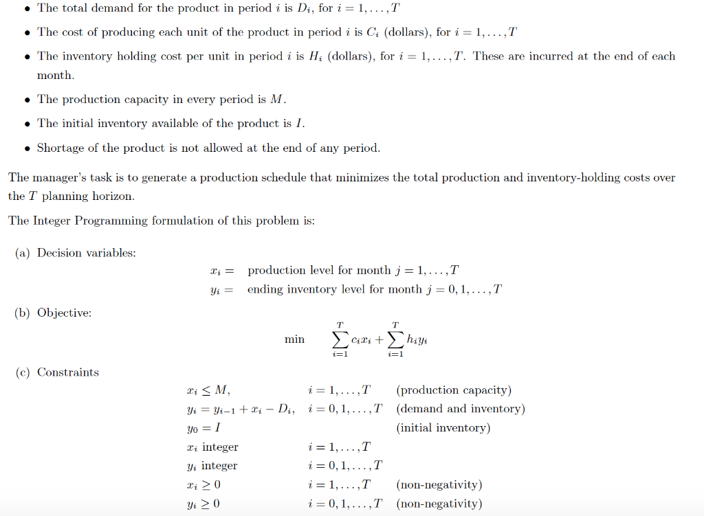 6. (20 points) Solving an Integer Program with