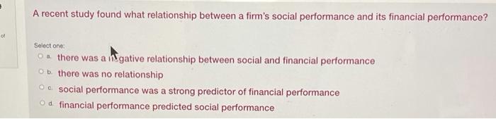 A recent study found what relationship between a