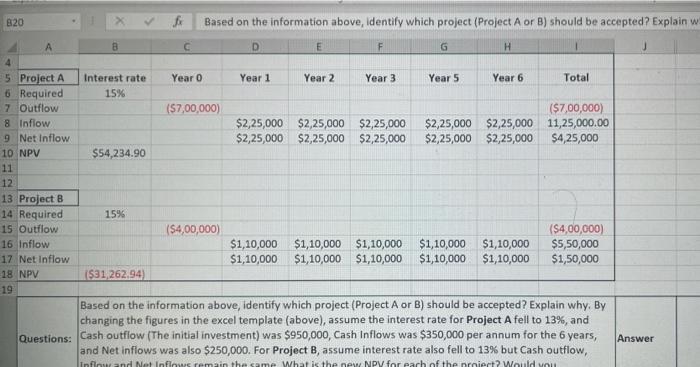 820 Based on the information above, identify