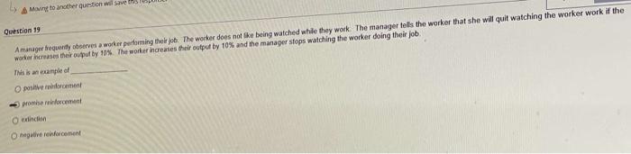 Zpestion 19 A munger frequendy obeerves a woiker