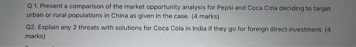 In 2004. Coca-Cola developed a strategy to