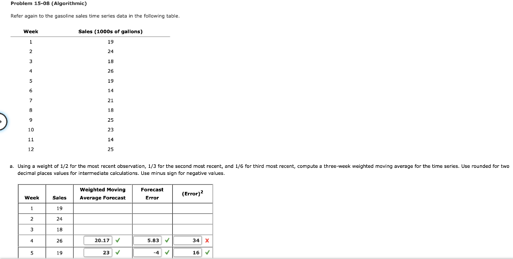 Having trouble with part A Problem 15-08