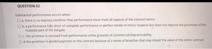QUESTION 51 Strict liability: a does not apply to