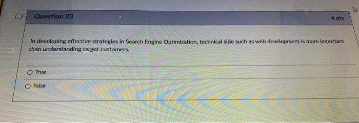 In developing effective strategies in Search