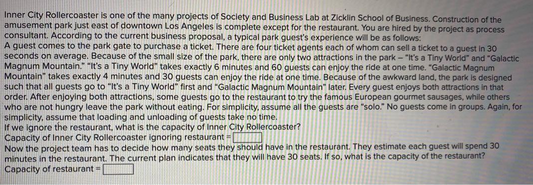 Inner City Rollercoaster is one of the many