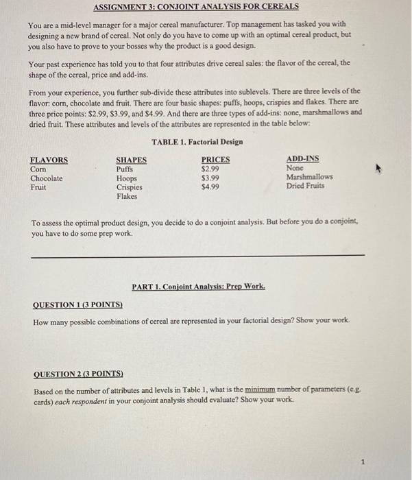 sorry but what info did you need? ASSIGNMENT 3: