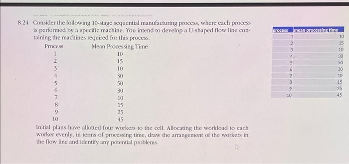 just do 8.25 please 5 Consider Problem 8.24. How
