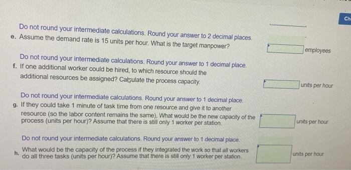 Consider a process consisting of three resources