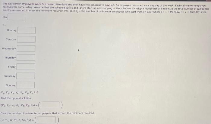 Alinear programming computer package is needed