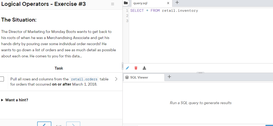 Help with logical operators! Logical Operators -