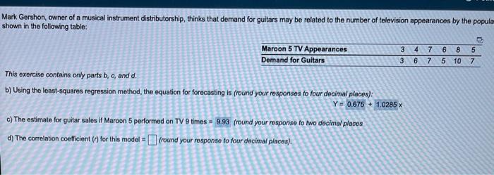 what is d? 3 4 6 8 5 7 7 3 6 Mark Gershon, owner