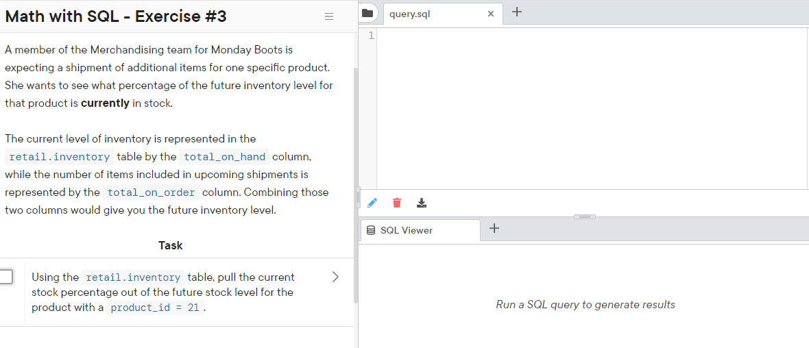 help with math with SQL Lesson 3 Math With SQL