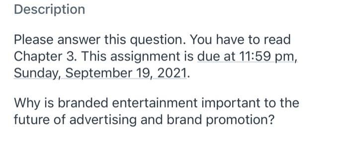 Description Please answer this question. You have