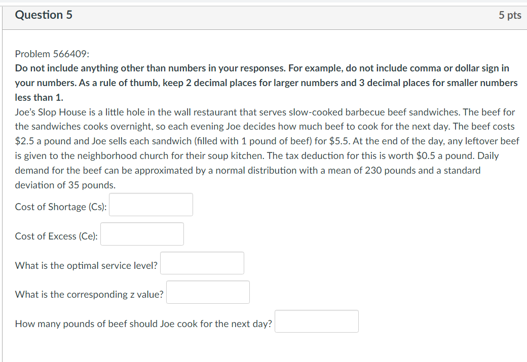 Problem 566409: Do not include anything other