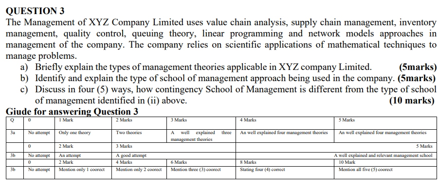 PLEASE ANSWER ONLY question b) QUESTION 3 The