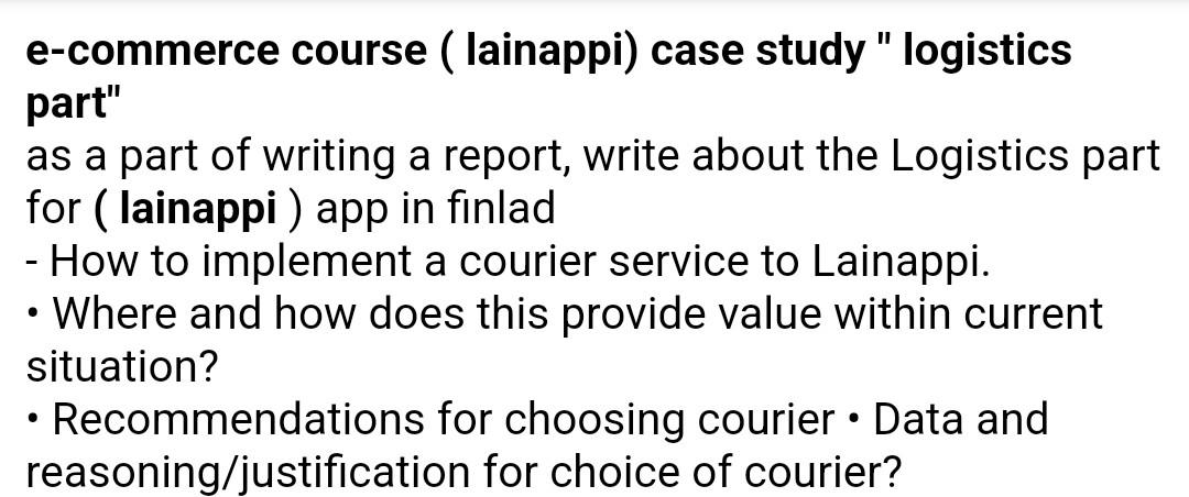 presentation material needed e-commerce course (