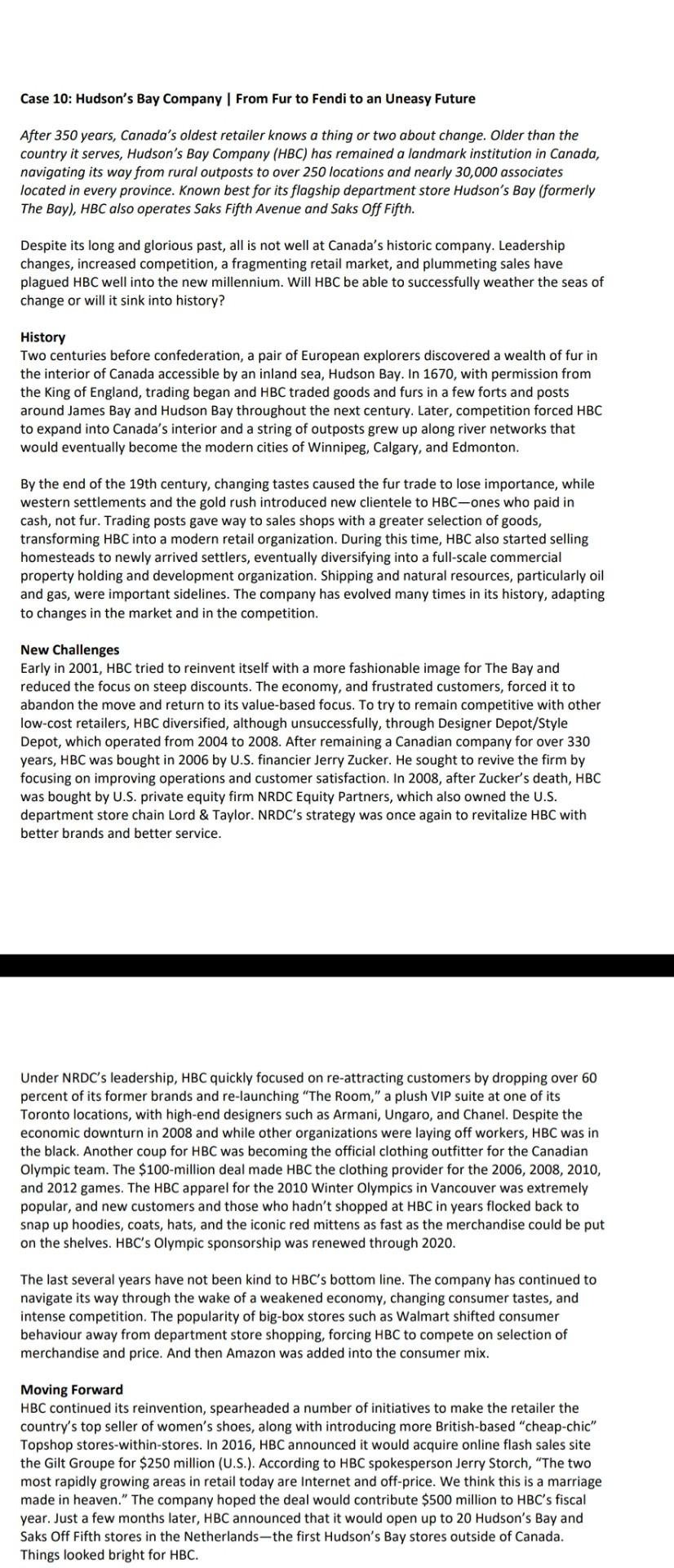 Please Read the article and answer question 2