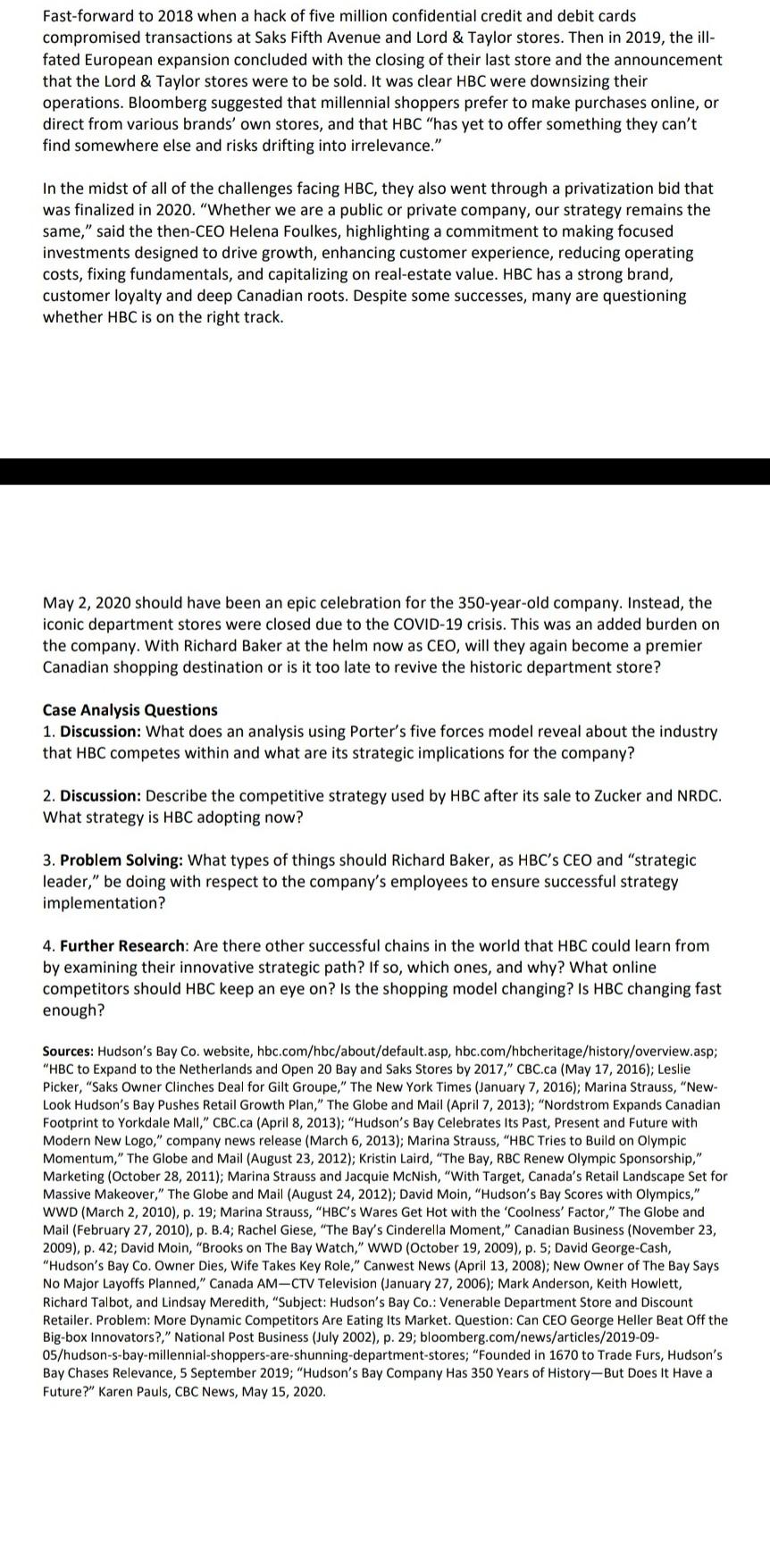 Please Read the article and answer question 2