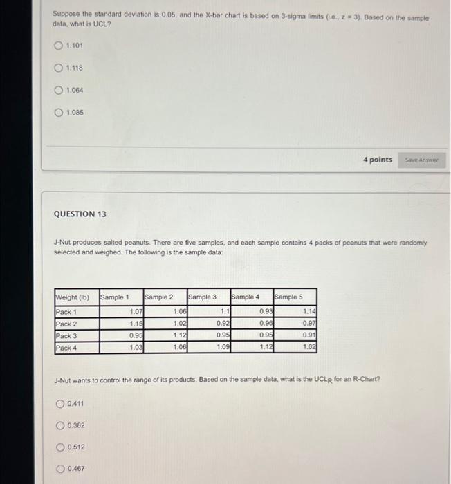 Suppose the standard deviation is 0.05, and the