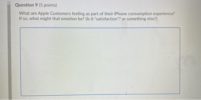Question 7 (5 points) What meaning is being