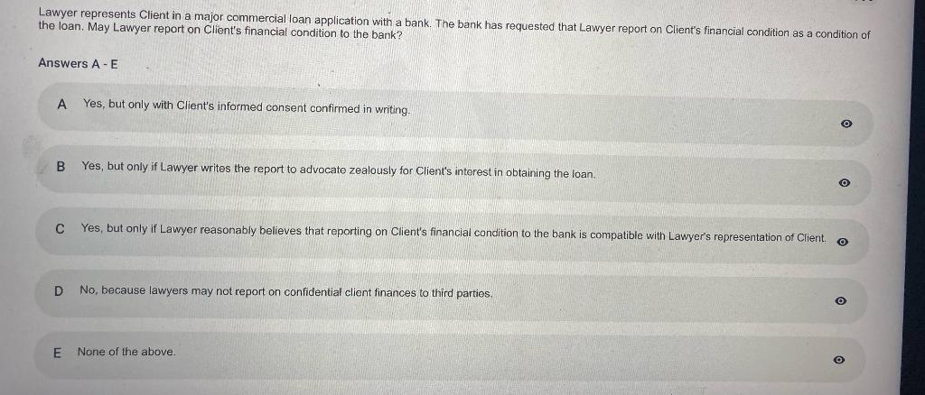 Lawyer represents Client in a major commercial