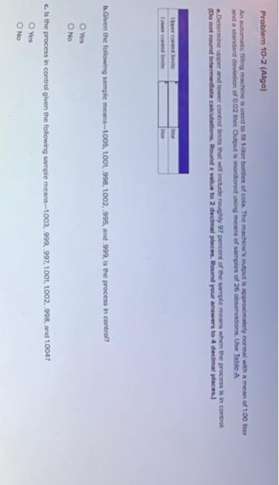 Problem 10-2 (Algo) An automaticing machine and