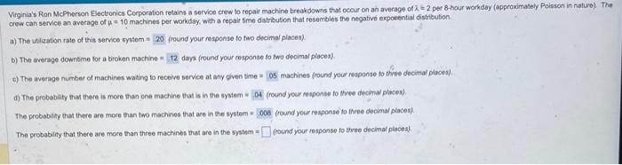 Virginias Ron McPherson Electronics Copporation