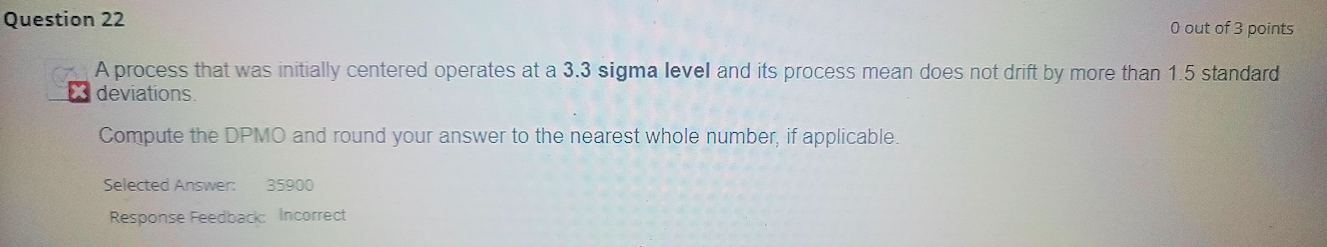 A process that was initially centered operates at