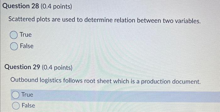 Scattered plots are used to determine relation