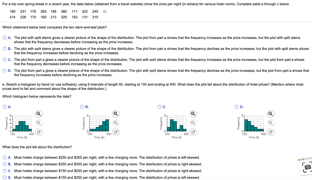 For a trip over spring break in a recent year,