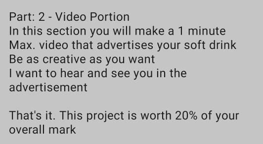 Part: 2 - Video Portion In this section you will