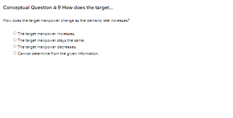 Conceptual Question 4-8 How does the takt time...