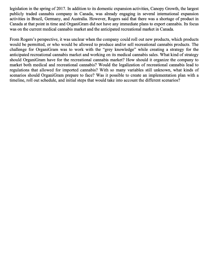 Thoroughly read the case. It is recommended that