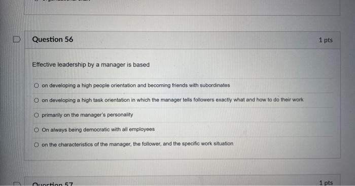 Of the options listed below, which technique