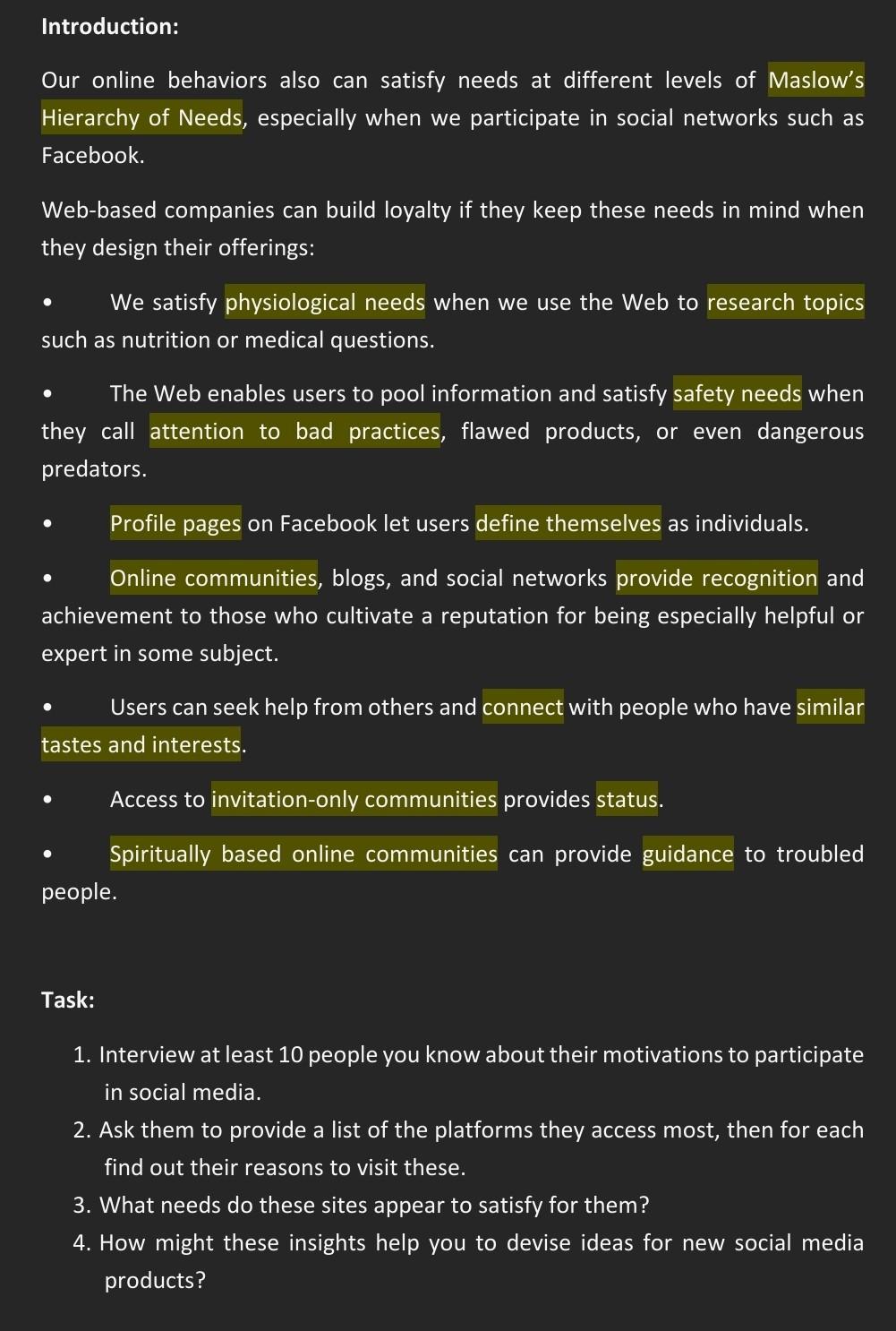 Introduction: Our online behaviors also can