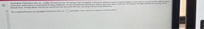 Cunningham Performance Auto, Inc., modifies 325