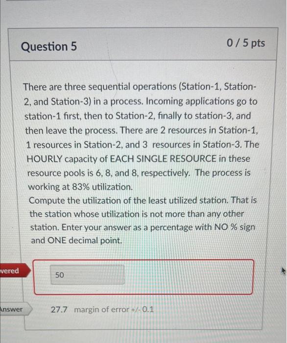There are three sequential operations (Station-1,