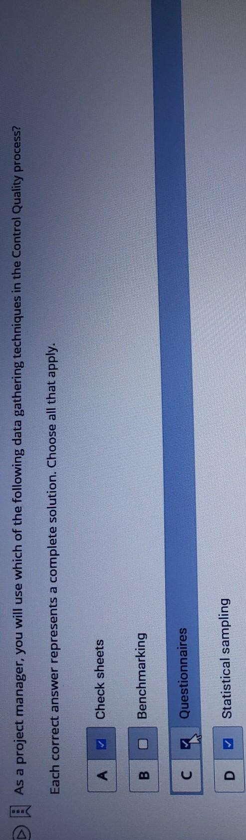 D DI As a project manager, you will use which of