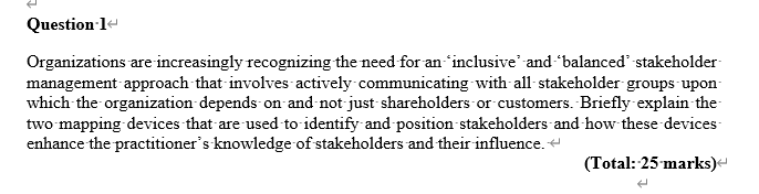 Question 1 Organizations are increasingly