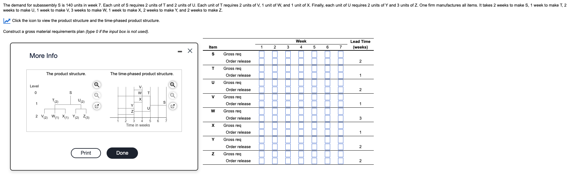 The left table is more info fro the question.