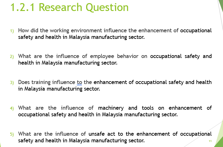 please provide research objectives & research