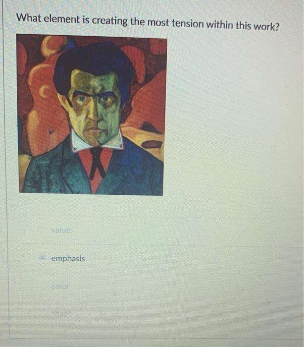 please solve What element is creating the most