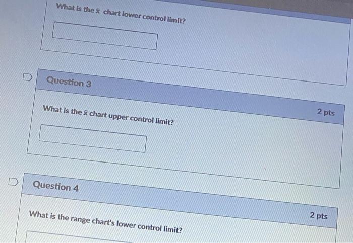 An operations manager wants to construct a sample