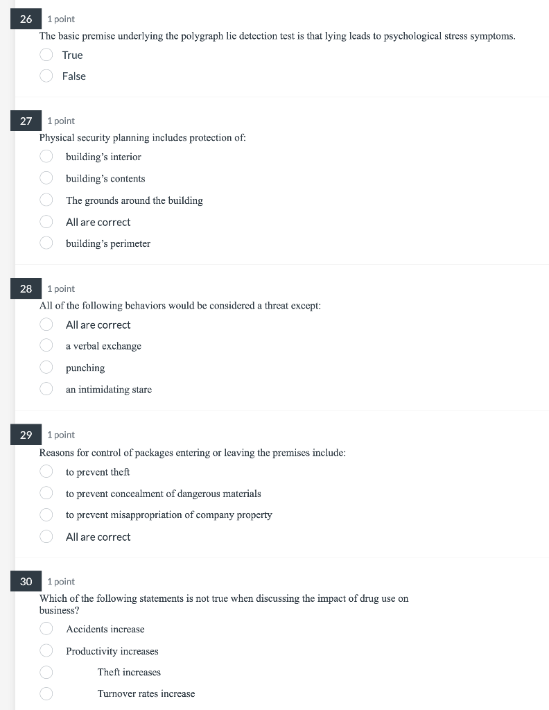 Please help ASAP! Will give thumbs up. True False