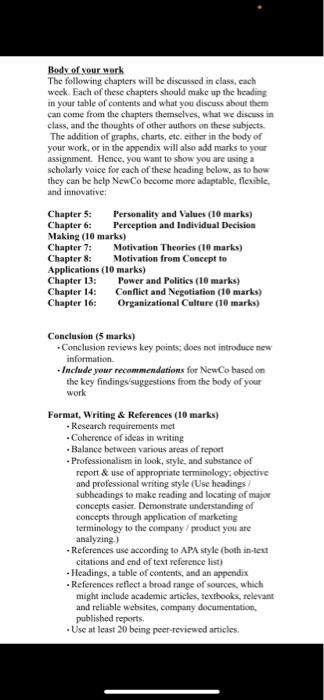 ORGB1135 - Organizational Behaviour (2021/2022