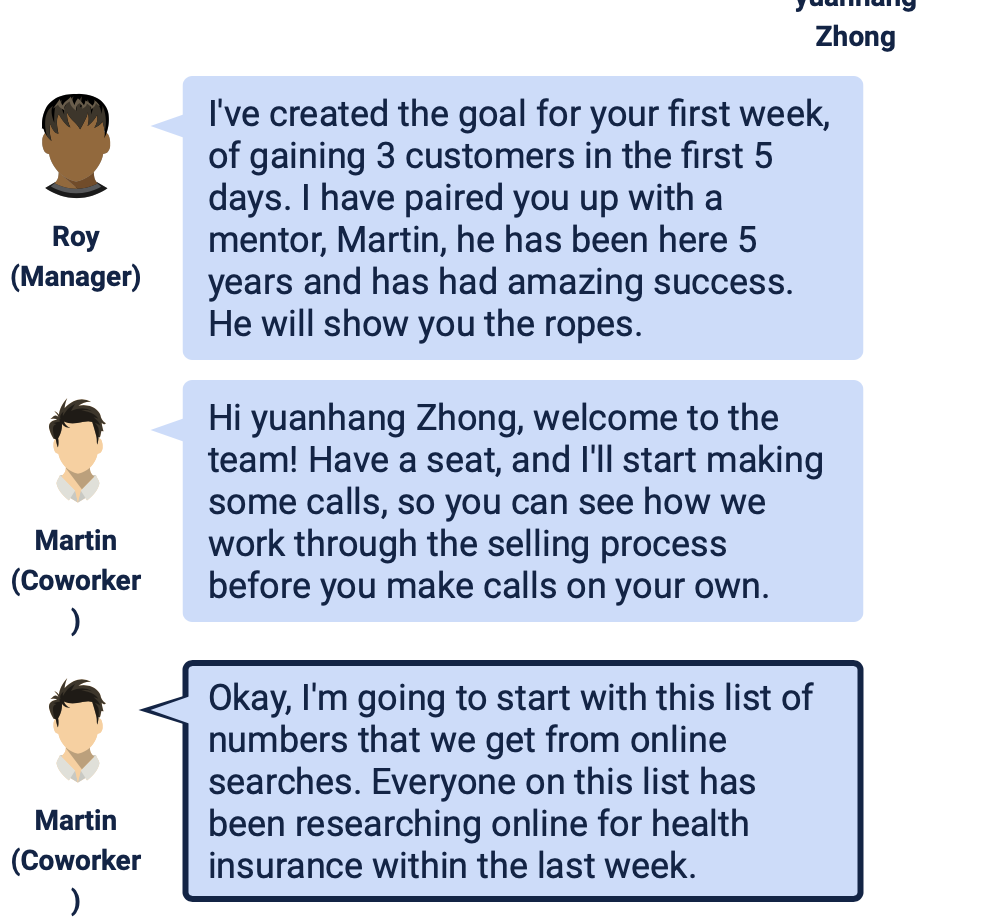 Zhong I've created the goal for your first week,