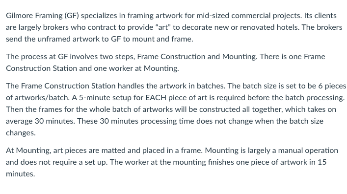 Gilmore Framing (GF) specializes in framing