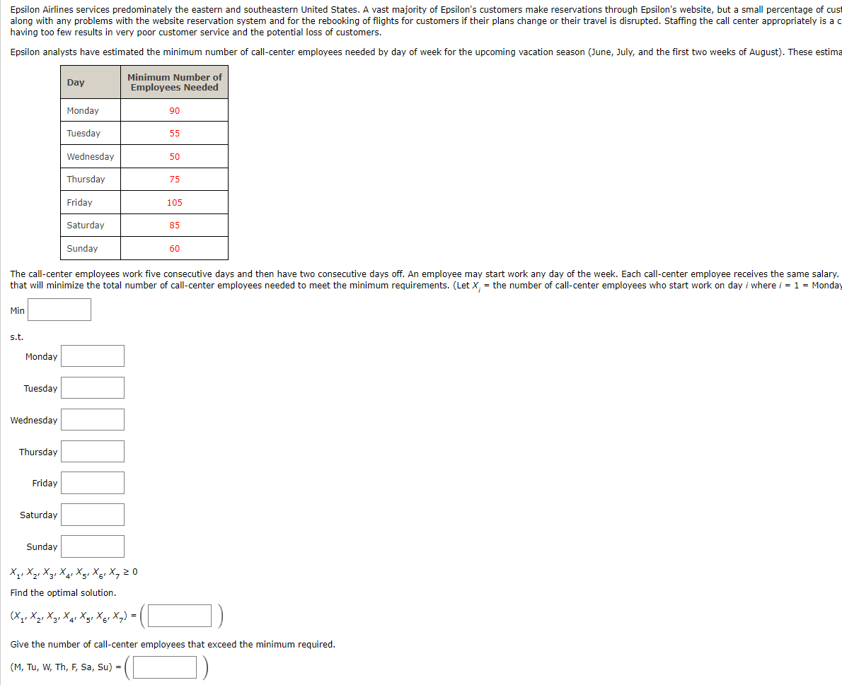 Epsilon Airlines services predominately the